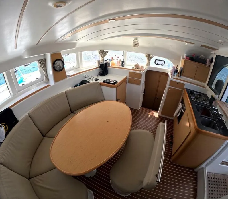 Slide: The Image of Saloon_dining 2016 LAGOON 380 S2 For Sale. 2017 Model. 4-cabin, 2-head version. - 5357049