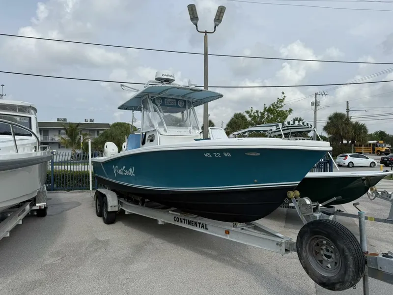 Slide: The Image of Ocean Master 27 - Starboard Profile 1997 Ocean Master 27' - 5357201