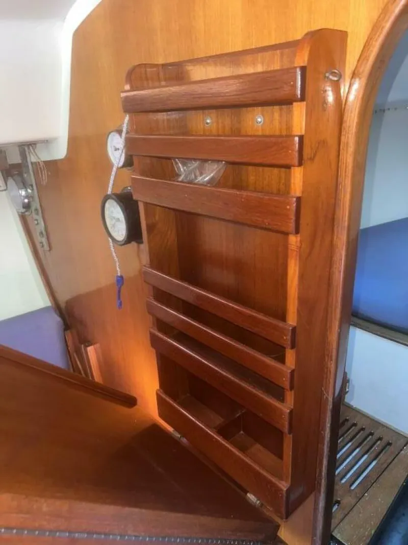 Slide: The Image of Salon Storage Behind Table - 5357884