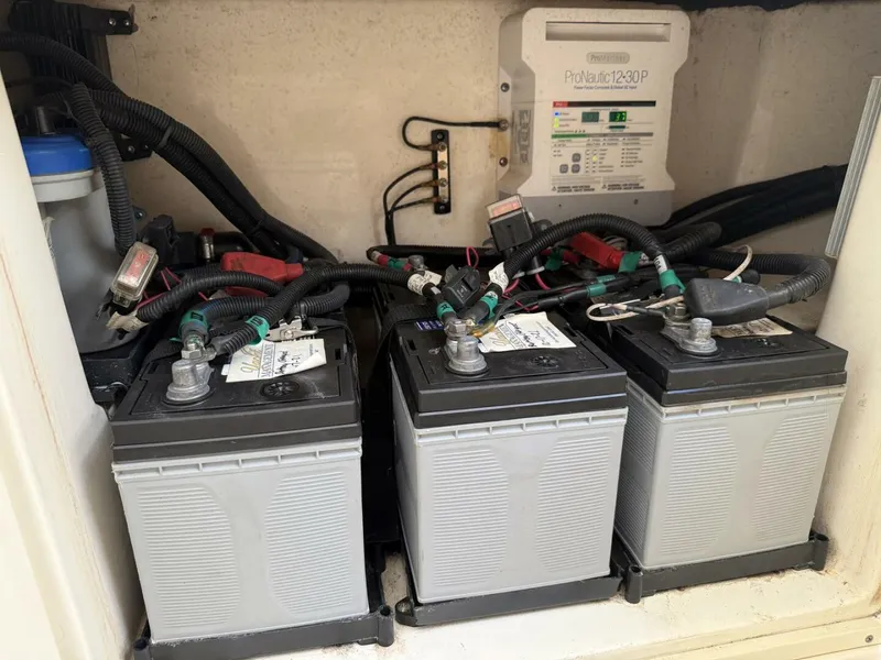 Slide: The Image of Batteries and Battery Charger - 5361150