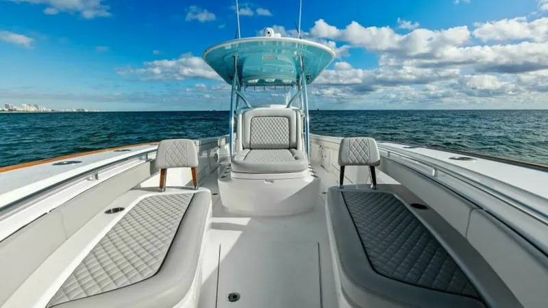 Slide: The Image of 2021 Valhalla Boatworks V-37 Bow Seating - 7584525
