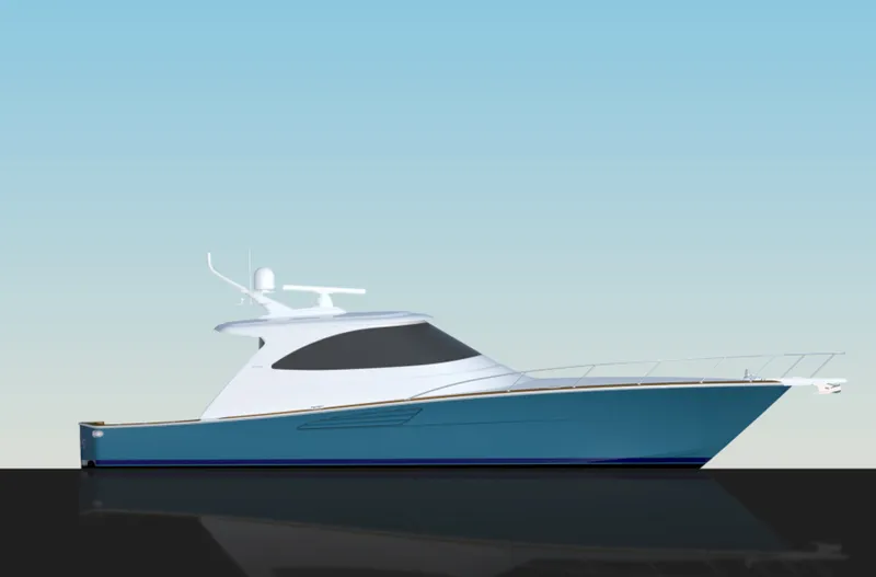 Slide: The Image of 2023 Viking 54 Open Rendering - 6209061