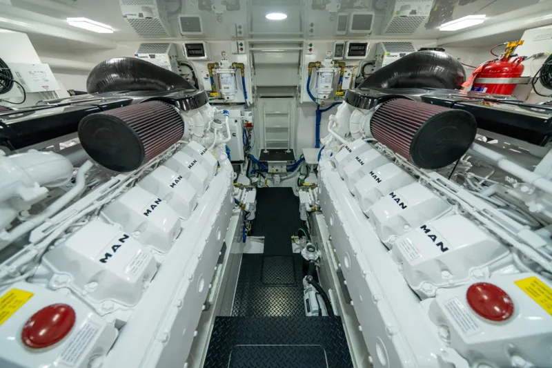 Slide: The Image of New 54 Viking Sport Coupe Engine Room - 5365884