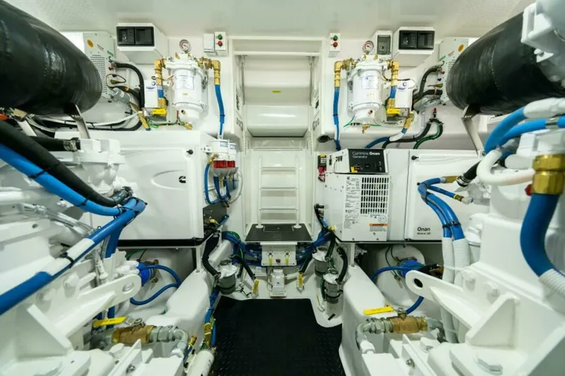 Slide: The Image of 54 Viking Sport Tower Engine Room - 5365909