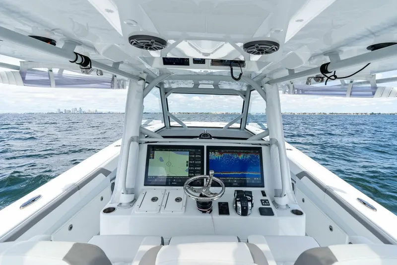 Slide: The Image of 2021 Yellowfin 42 Center Console Fin & Tonic - Helm/Electronics - 5370505