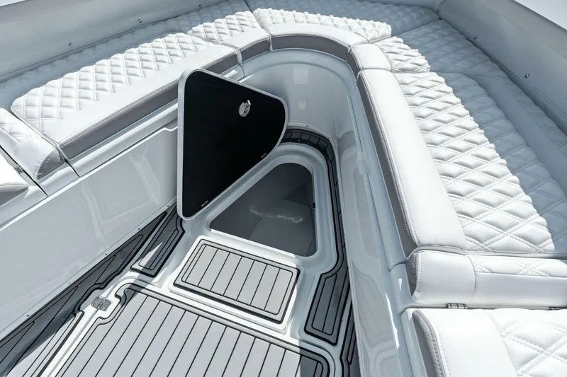 Slide: The Image of 2021 Yellowfin 42 Center Console Fin & Tonic - Bow Storage - 5370460