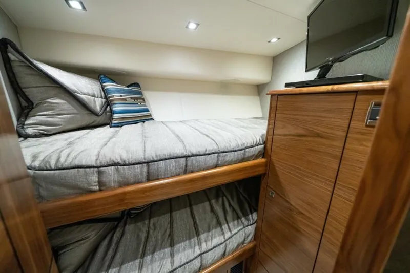 Slide: The Image of 64 Viking Convertible Guest Port Forward Stateroom - 5376380