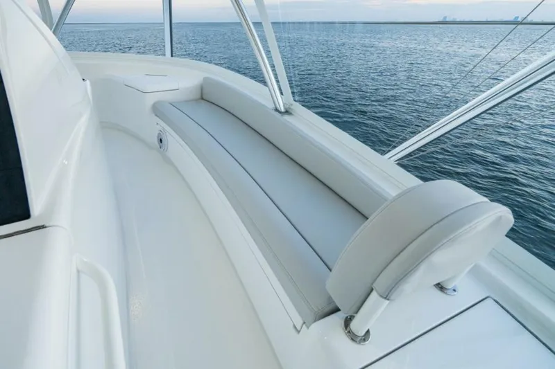 Slide: The Image of 64 Viking Convertible Flybridge Seating - 5376391