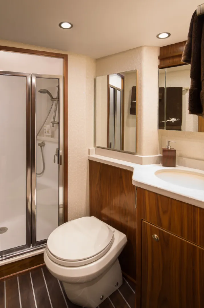 Slide: The Image of New  68 Viking Yacht Convertible  Head - 5377393