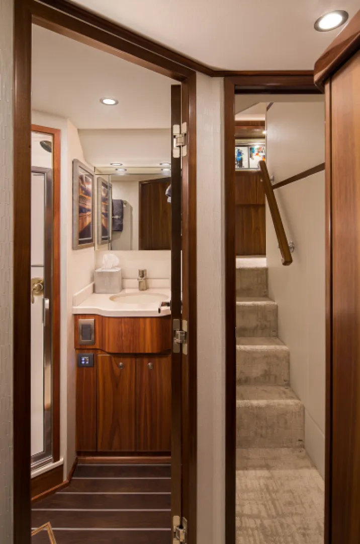 Slide: The Image of New 68 Viking Yacht Convertible  Head - 5377398