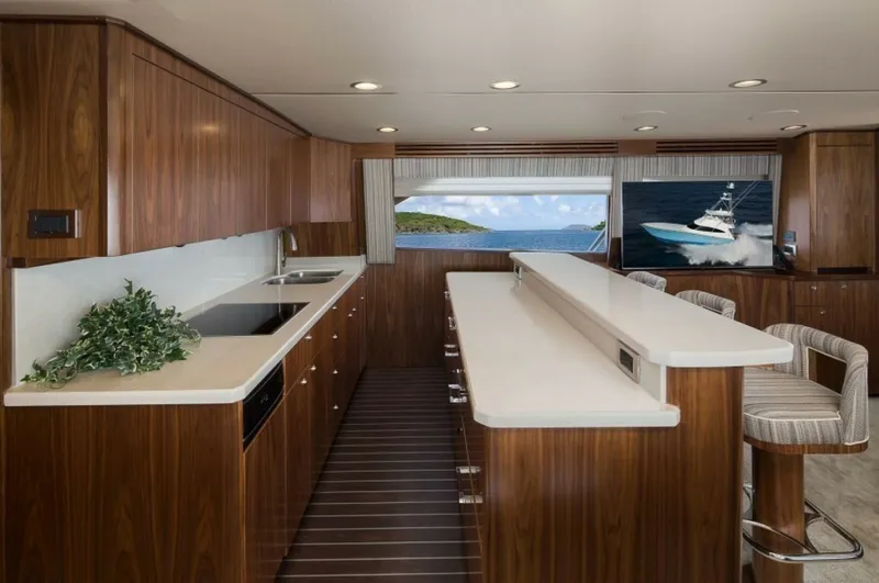 Slide: The Image of New  68 Viking Yacht Convertible Galley - 5377372