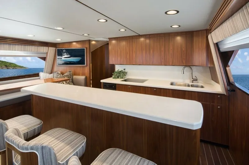 Slide: The Image of New  68 Viking Yacht Convertible Galley - 5377374