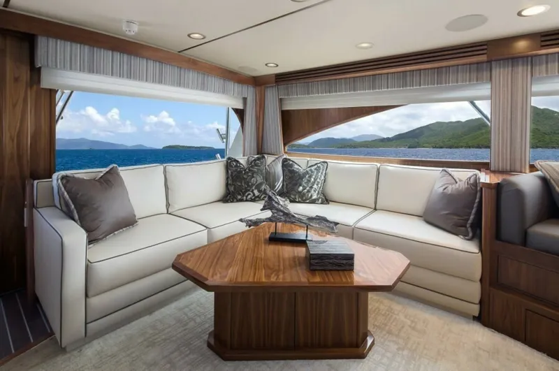 Slide: The Image of New  68 Viking Yacht Convertible Salon - 5377377