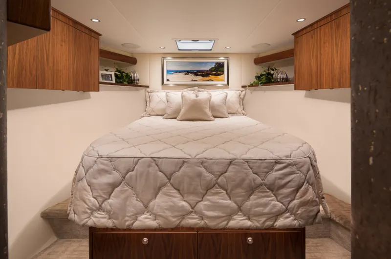 Slide: The Image of New 68 Viking Yacht Convertible Master Stateroom - 5377379