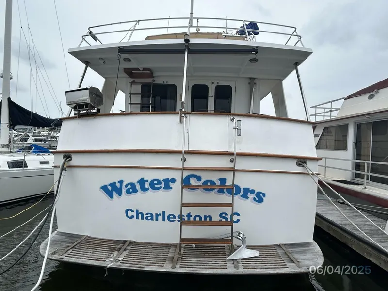 Slide: The Image of 53' DeFever aft profile - 5378254