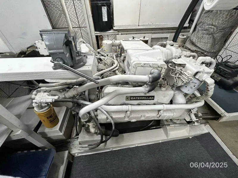 Slide: The Image of 53' DeFever starboard main engine - 5378379