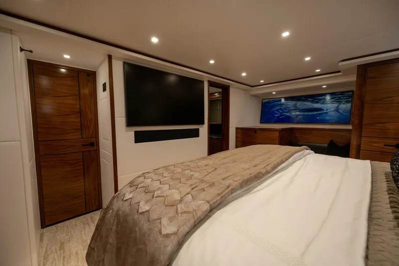 Slide: The Image of 2025 82 Viking Convertible Boujie Master Stateroom (2) - 5558986
