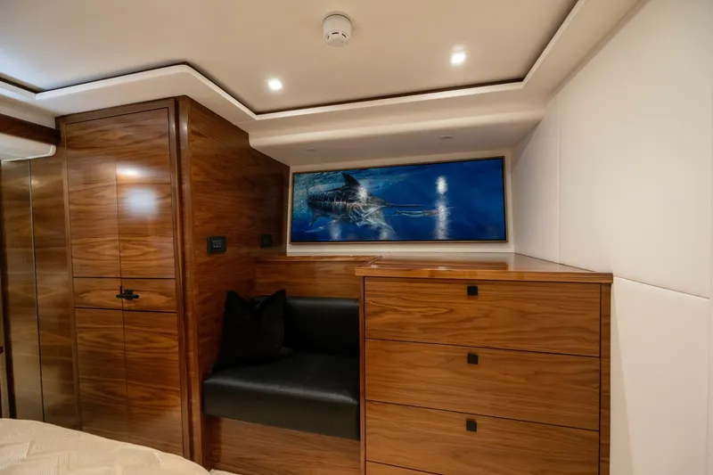 Slide: The Image of 2025 82 Viking Convertible Boujie Master Stateroom (4) - 5558988