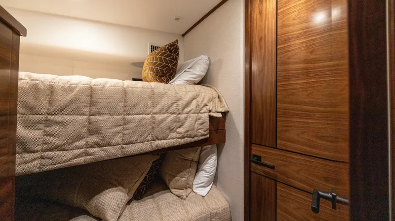 Slide: The Image of 2025 82 Viking Convertible Boujie Port Forward Stateroom (1) - 5558995