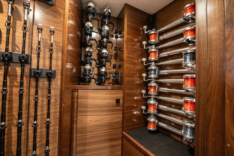Slide: The Image of 2025 82 Viking Convertible Boujie Tackle Room (1) - 6429107