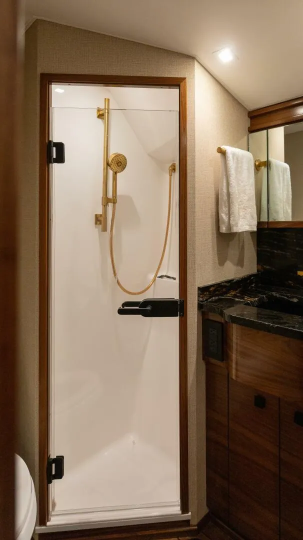 Slide: The Image of 2025 82 Viking Convertible Boujie Starboard Stateroom Head (2) - 5559003