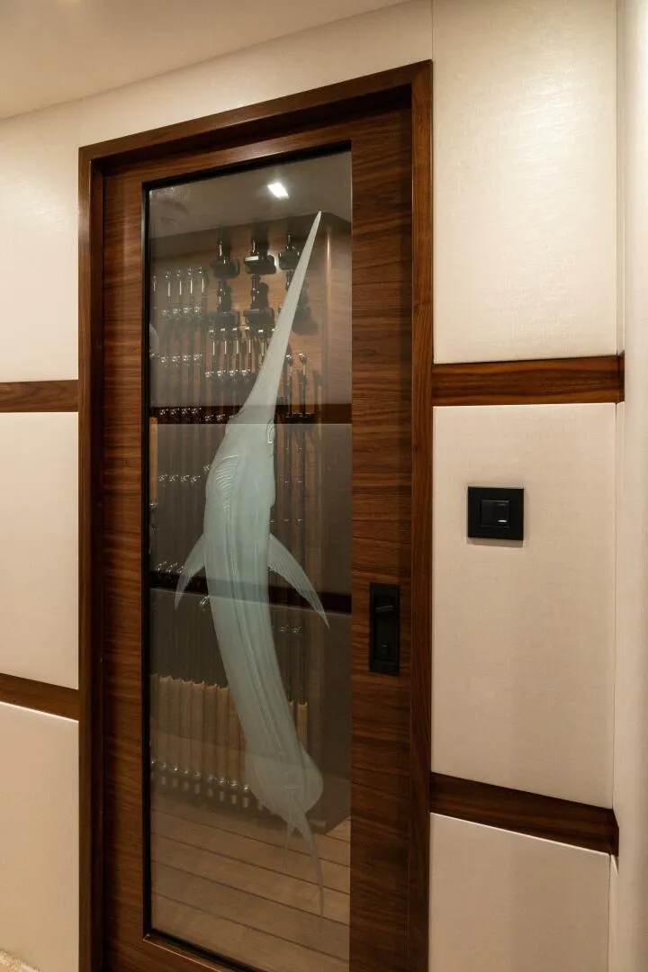 Slide: The Image of 2025 82 Viking Convertible Boujie Tackle Room Pocket Door - 5559005