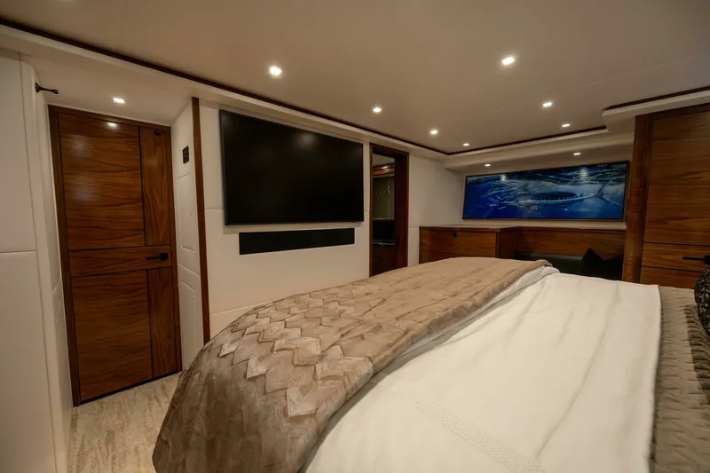 Slide: The Image of 2025 82 Viking Convertible Boujie Master Stateroom (2) - 6429087