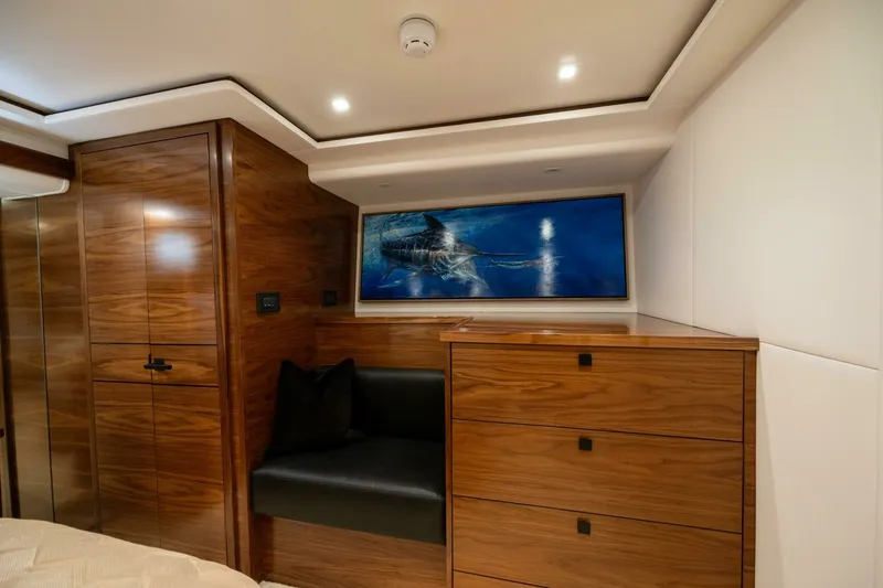 Slide: The Image of 2025 82 Viking Convertible Boujie Master Stateroom (4) - 6429089