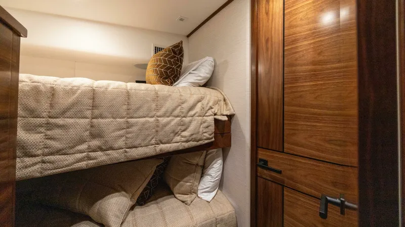Slide: The Image of 2025 82 Viking Convertible Boujie Port Forward Stateroom (1) - 6429096
