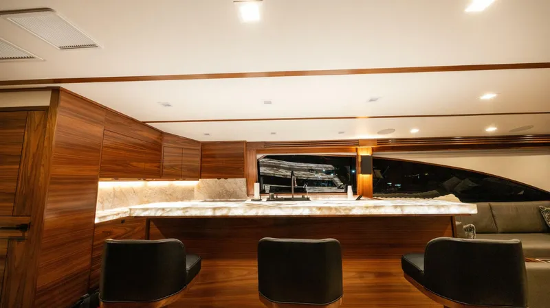 Slide: The Image of 2025 82 Viking Convertible Boujie Bar Seating - 5558982