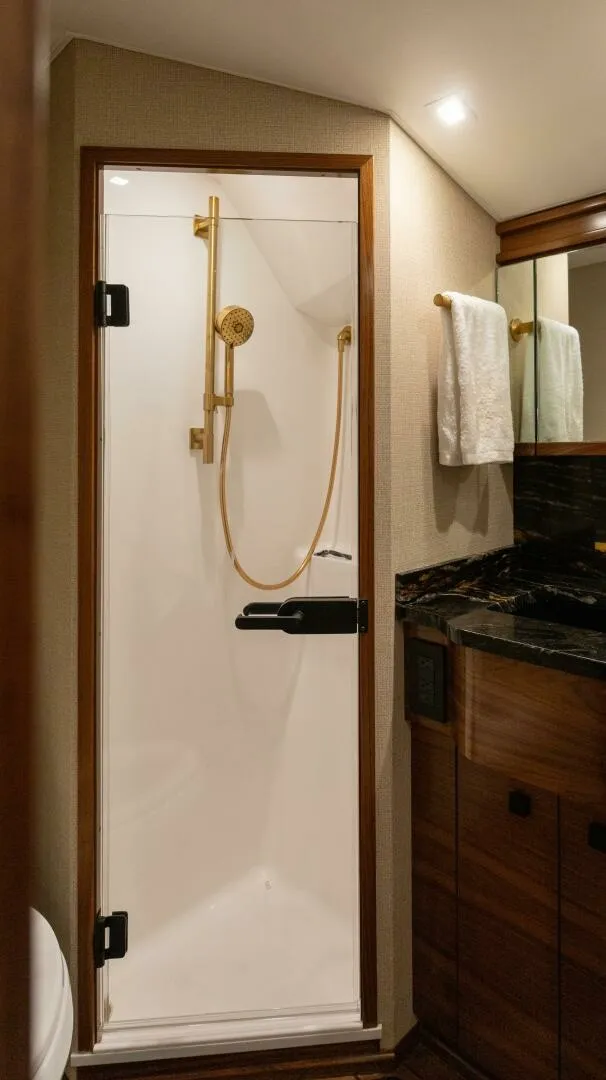 Slide: The Image of 2025 82 Viking Convertible Boujie Starboard Stateroom Head (2) - 6429104