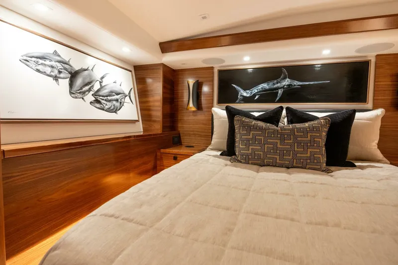Slide: The Image of 2025 82 Viking Convertible Boujie Starboard Stateroom (3) - 6429100