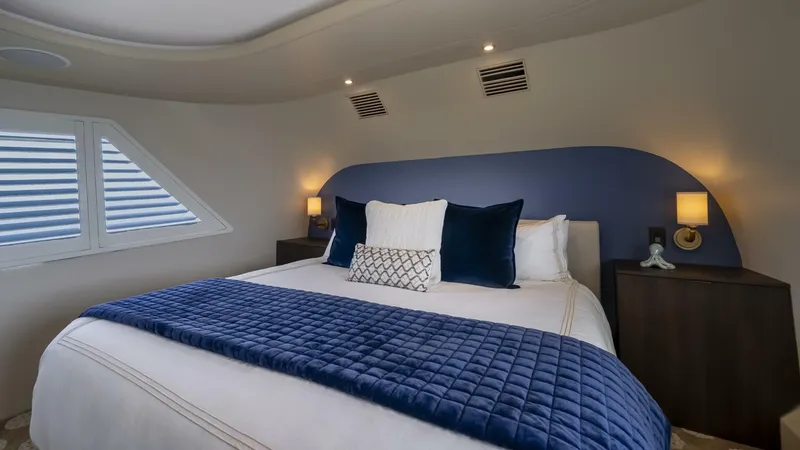 Slide: The Image of VIP stateroom King size bed VIP stateroom on the main level. - 5455578