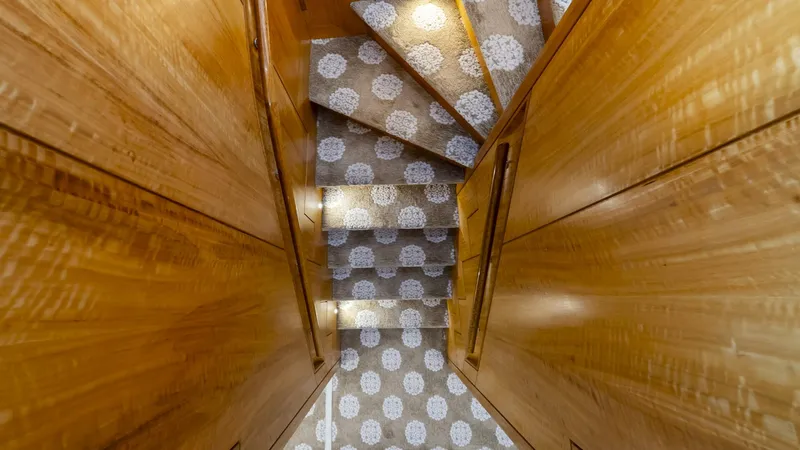 Slide: The Image of Stairs to lower deck Owner and guest accommodations on lower deck - 5455594