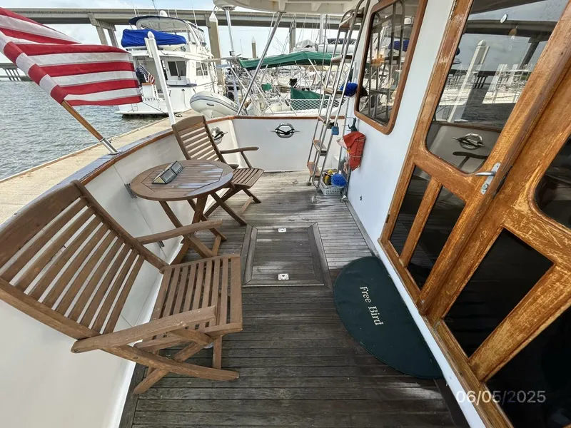 Slide: The Image of 49' DeFever aftdeck port - 5385775