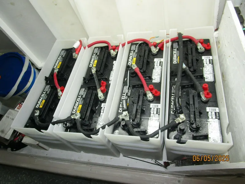 Slide: The Image of 49' DeFever house battery bank - 5385987