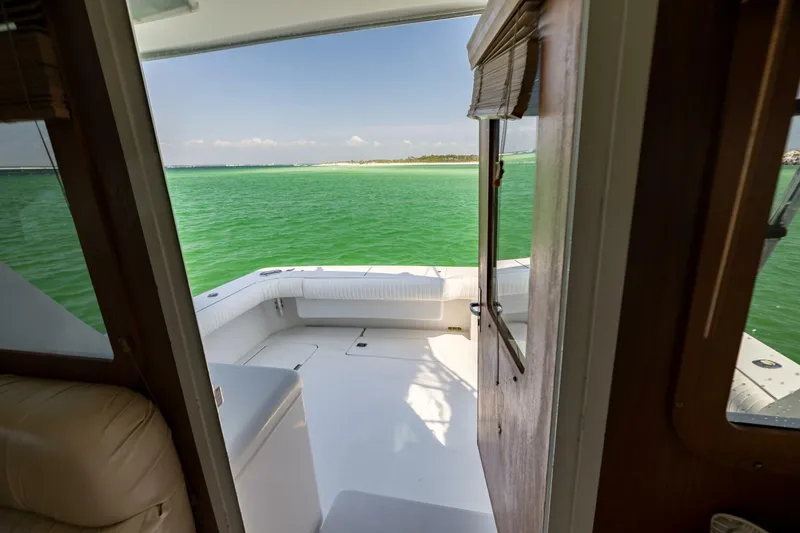 Slide: The Image of 2002 Luhrs 40 Convertible- Trigger Happy- Cockpit  - 5387709