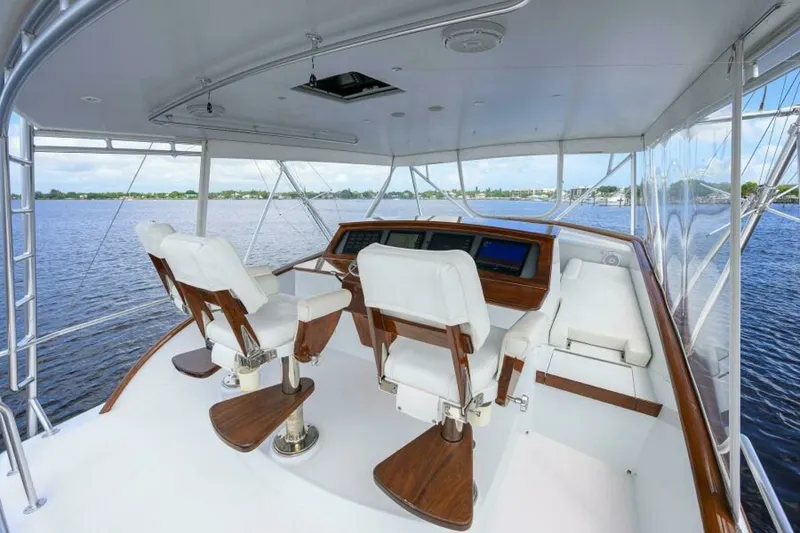 Slide: The Image of Flybridge 2004 Merritt 72 Convertible Business Stinks - 7650828