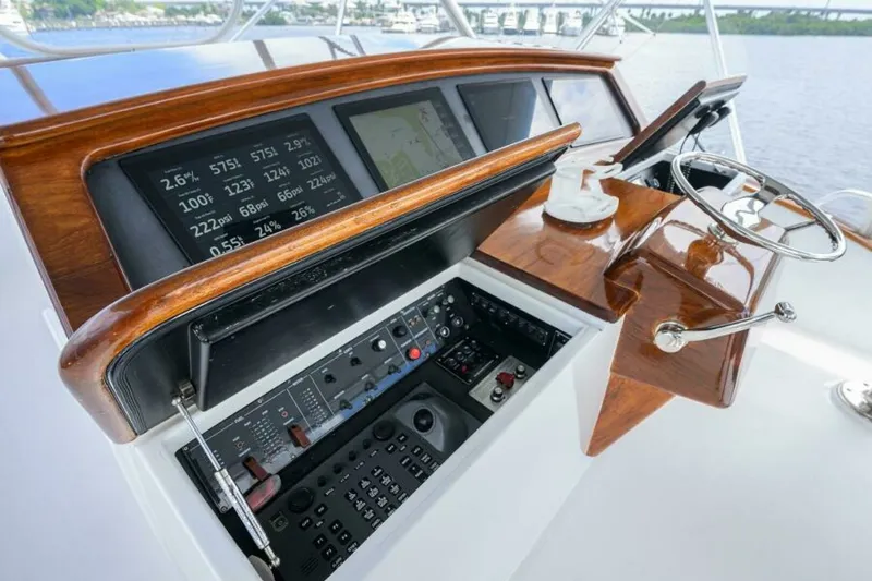 Slide: The Image of Flybridge 2004 Merritt 72 Convertible Business Stinks - 7650832