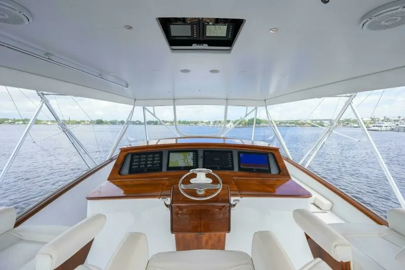 Slide: The Image of Flybridge 2004 Merritt 72 Convertible Business Stinks - 7650827