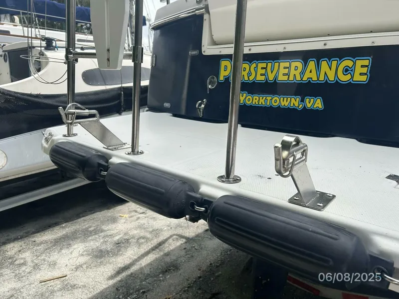 Slide: The Image of 28' Cutwater tender davit bases - 5408705
