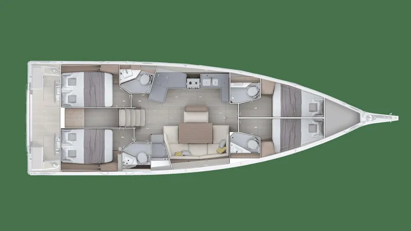 Slide: The Image of Beneteau Oceanis 47 Four Cabins / Four Heads - 5408549