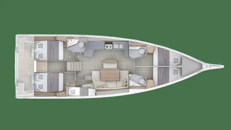 Slide: The Image of Beneteau Oceanis 47 Five Cabins / Three Heads - 5408550