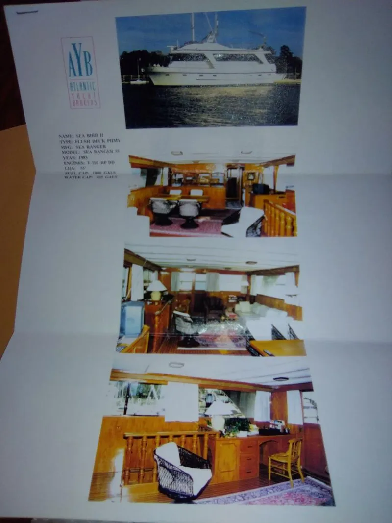 Slide: The Image of 55 ft Sea Ranger  1983 MKII Pilothouse Flybridge Trawler - 5413496