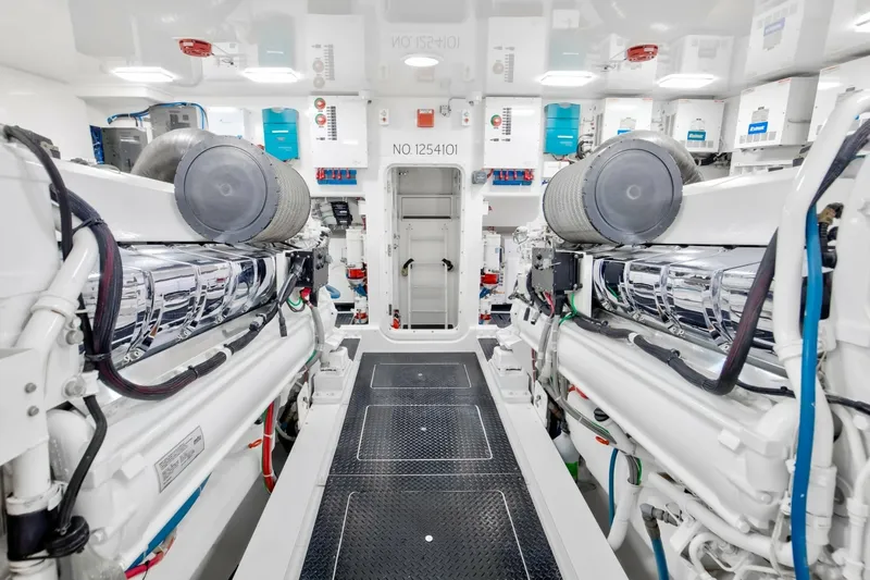 Slide: The Image of Viking 82 - Done Deal - Engine Room 2010 Viking 82 Convertible Done Deal - 7650435