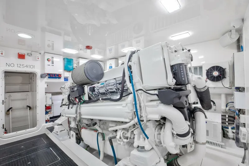 Slide: The Image of Viking 82 - Done Deal - Engine Room 2010 Viking 82 Convertible Done Deal - 7650437