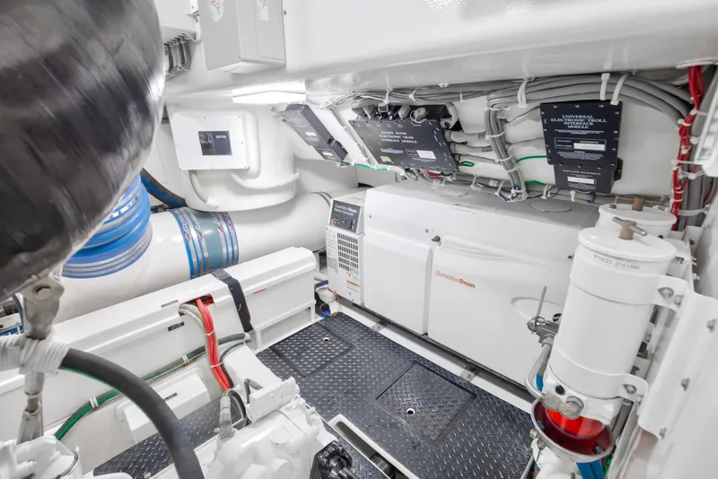 Slide: The Image of Viking 82 - Done Deal - Engine Room 2010 Viking 82 Convertible Done Deal - 7650433