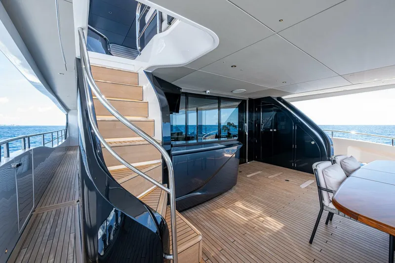 Slide: The Image of Princess Y95 Cockpit - Stairs to Flybridge - 5423617