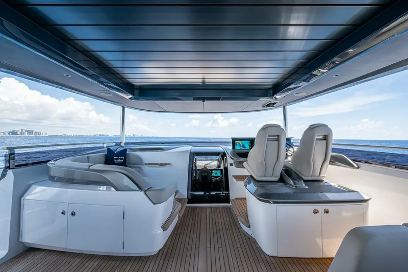 Slide: The Image of Princess Y95 Flybridge - Helm - 5423620