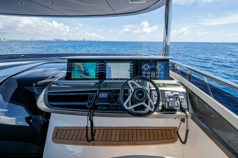 Slide: The Image of Princess Y95 Flybridge - Helm - 5423624